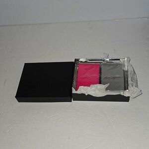 VINTAGE DOUBLE DECK OF PLAYING CARDS LAS VEGAS MARKED AND ETCHED ACRYLIC CASE